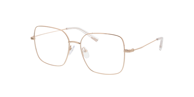 Carrie Roségoud MetaalEyeglass Frames van B24, Hoekweergave