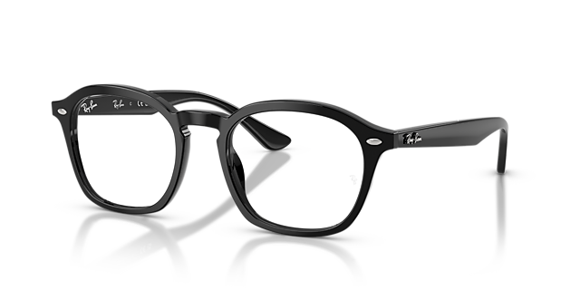 RB5451 Schwarz AcetatEyeglass Frames von B24, Dreiviertelansicht