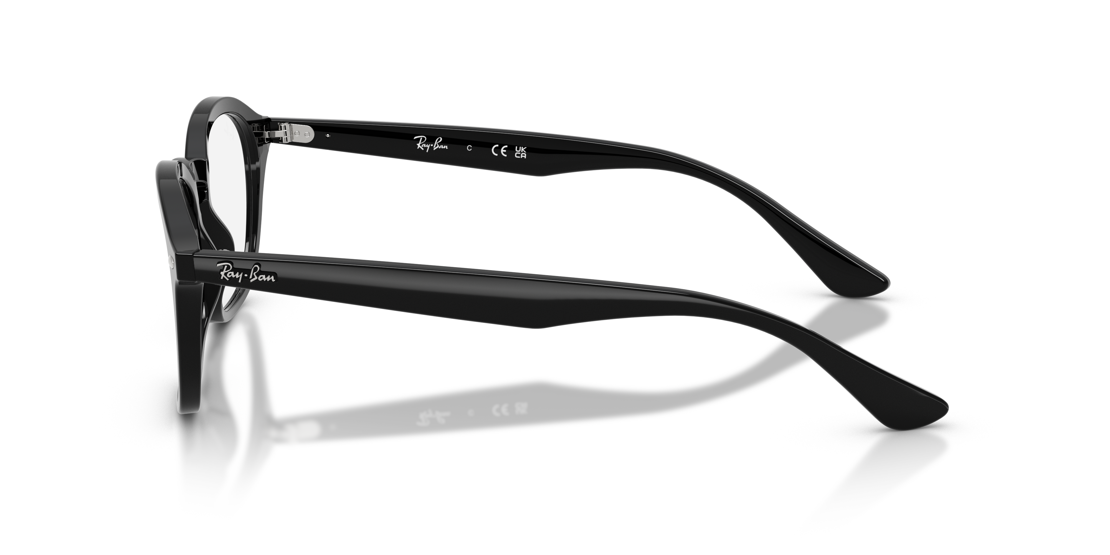 RB5451 Schwarz AcetatEyeglass Frames von B24, Seitenansicht