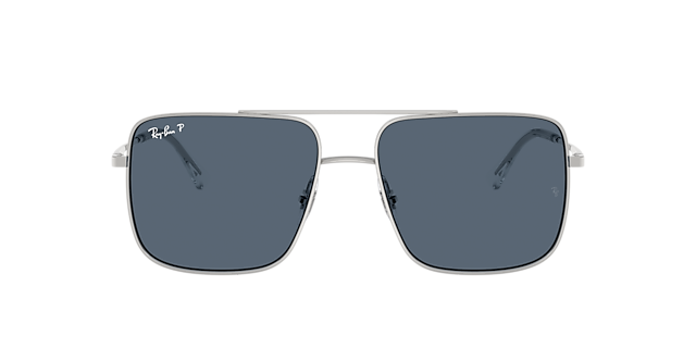 RB3758 Silber MetallSunglass Frames von B24, mit getönten Gläsern