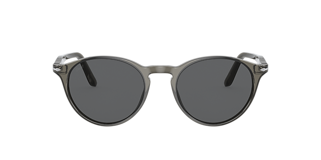 PO3092SM Grau dunkel transparent AcetatSunglass Frames von B24, mit getönten Gläsern