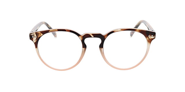 San Jose Havana & Crystal Pink KunststoffEyeglass Frames von B24, Vorderansicht