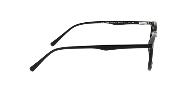 Stanford Schwarz KunststoffEyeglass Frames von B24, Seitenansicht