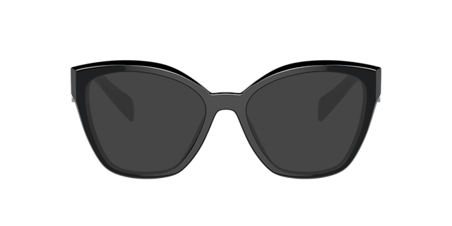 PR 20ZV Schwarz AcetatEyeglass Frames von B24, mit getönten Gläsern