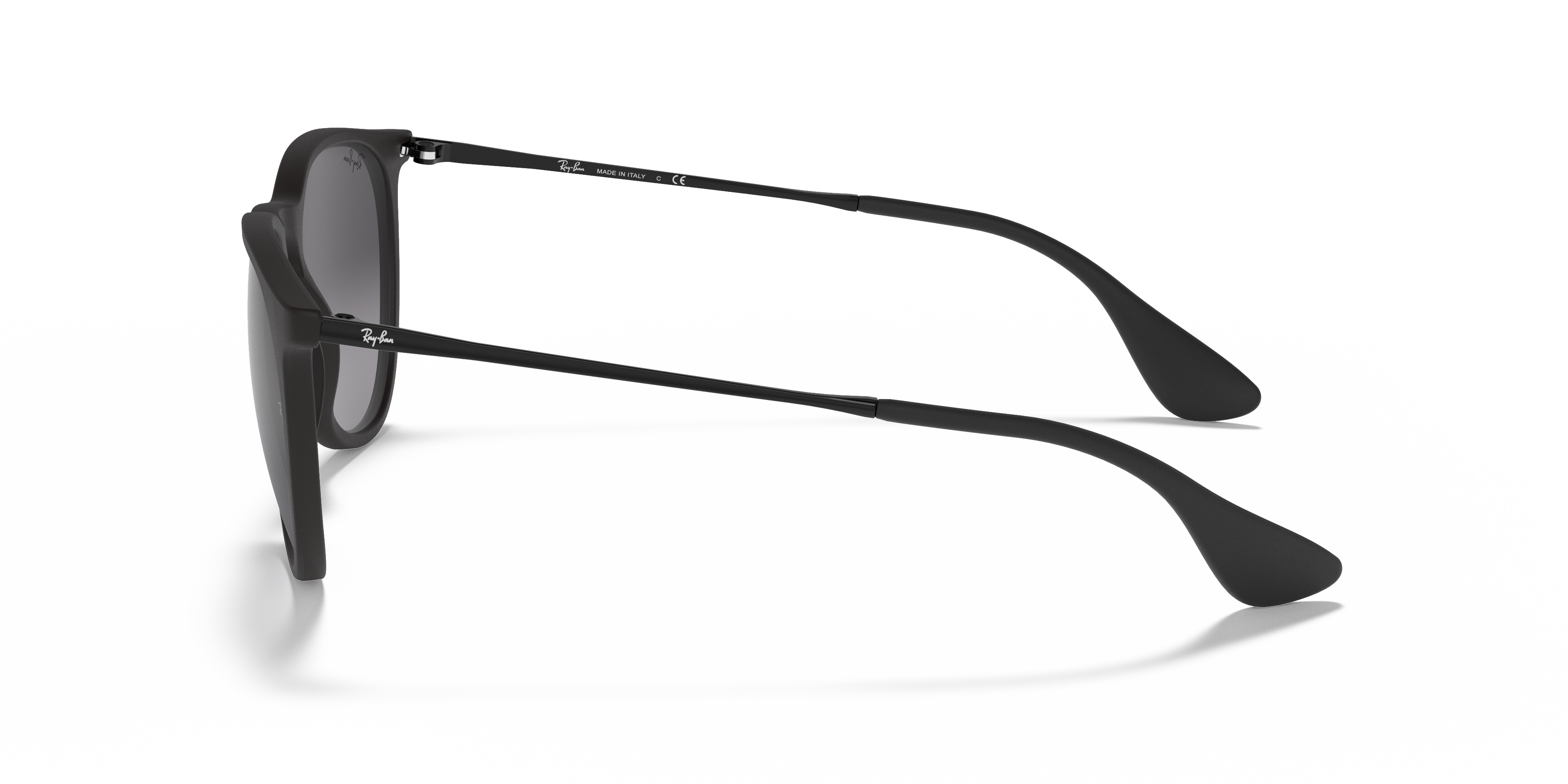 RB4171 Rubber zwart KunststofSunglass Frames van B24, Zijaanzicht