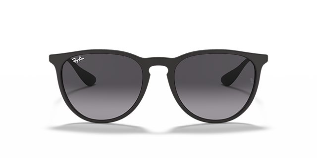 Erika Classic Rubber Black KunststoffSunglass Frames von B24, Vorderansicht