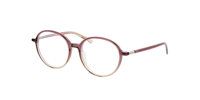 Verona Gradiënt paars  &  beige AcetaatEyeglass Frames van B24, Hoekweergave