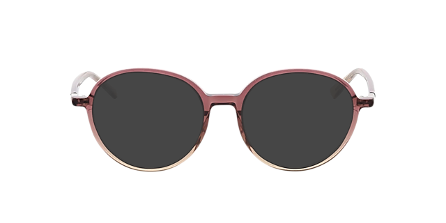 Verona Gradiënt paars  &  beige AcetaatEyeglass Frames van B24, met getinte lenzen