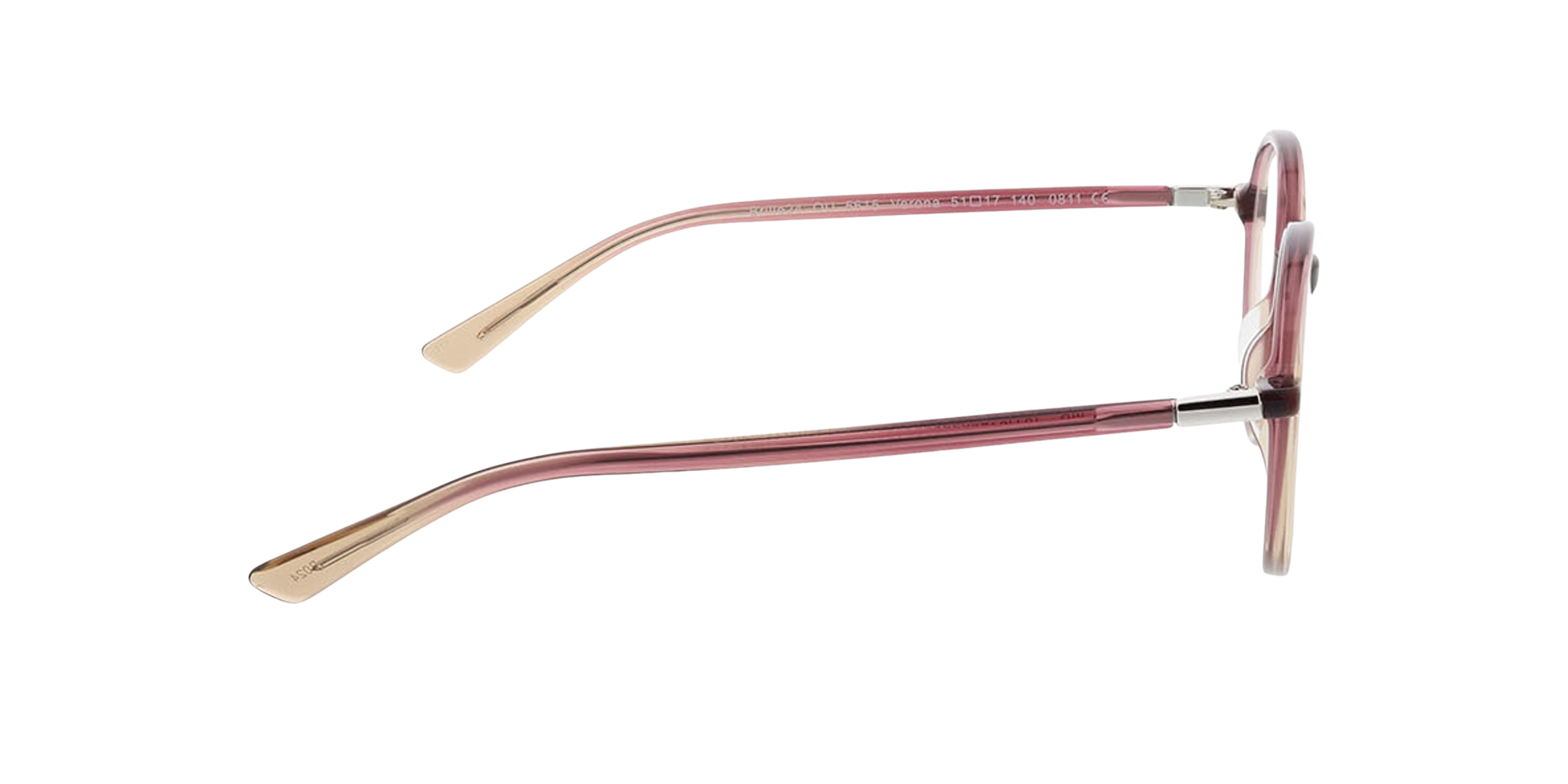 Verona Gradient Purple  &  Beige AcetatEyeglass Frames von B24, Seitenansicht