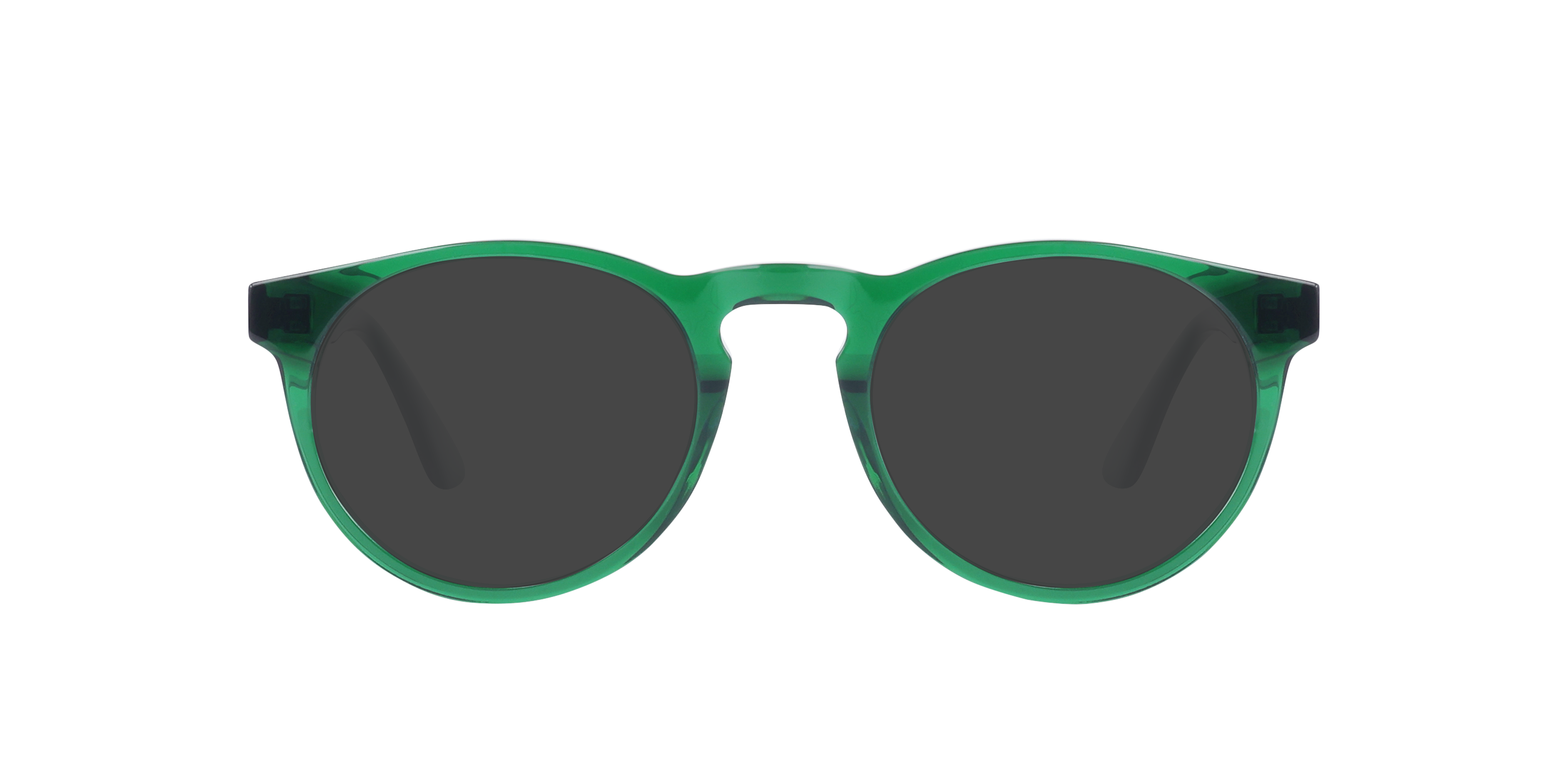 Steven S. Crystal Emerald AcetaatEyeglass Frames van B24, met getinte lenzen