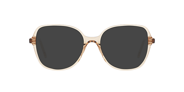 Darya Crystal Caramel AcetatEyeglass Frames von B24, mit getönten Gläsern