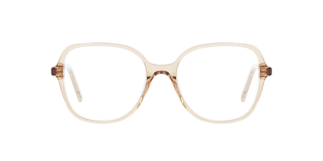 Darya Crystal Caramel AcetatEyeglass Frames von B24, Vorderansicht