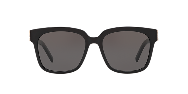 SL M40 Zwart glanzend AcetaatSunglass Frames van B24, Vooraanzicht