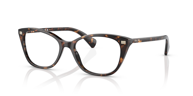 RA7146 Glanzend Havana AcetaatEyeglass Frames van B24, Hoekweergave