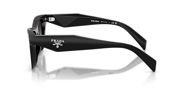 PR C07S Schwarz AcetatSunglass Frames von B24, Seitenansicht