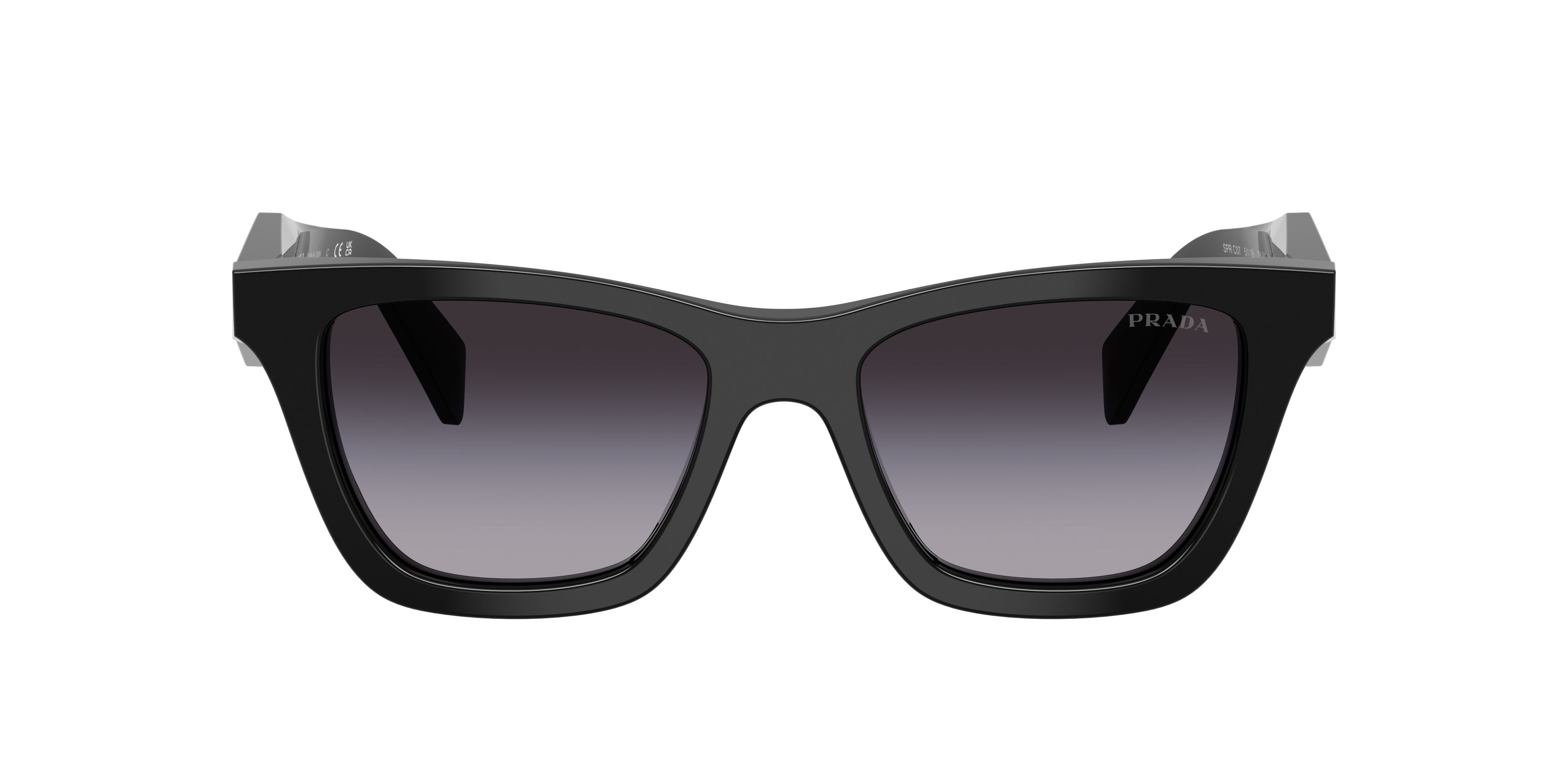 PR C07S Zwart AcetaatSunglass Frames van B24, met getinte lenzen