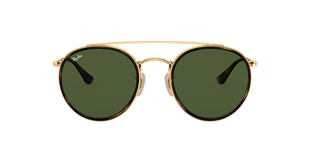 RB3647N Arista Gold MetallSunglass Frames von B24, mit getönten Gläsern