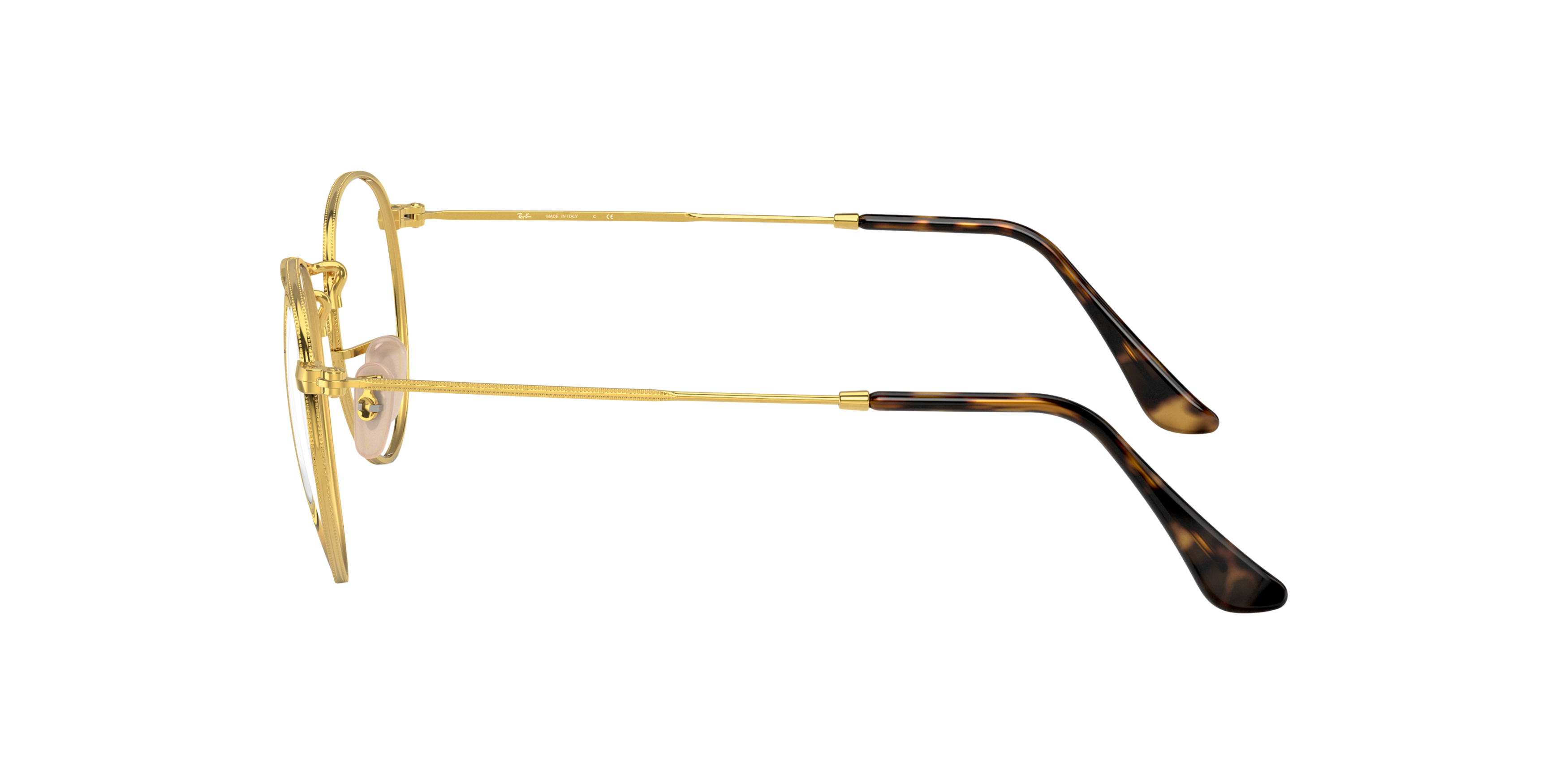 RB3447V Arista Gold MetallEyeglass Frames von B24, Seitenansicht