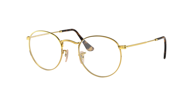 RB3447V Arista goud MetaalEyeglass Frames van B24, Hoekweergave