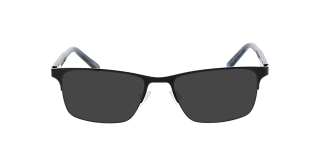 Sherman Zwart & gevlekt blauw MetaalEyeglass Frames van B24, met getinte lenzen