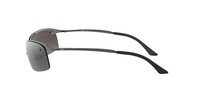 RB3183 Staalgrijs MetaalSunglass Frames van B24, Zijaanzicht