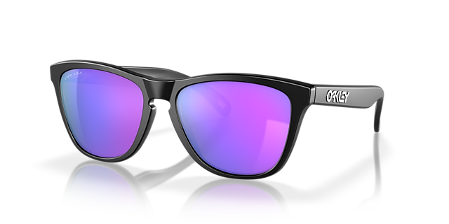 Frogskins™ Matt Schwarz KunststoffSunglass Frames von B24, Dreiviertelansicht