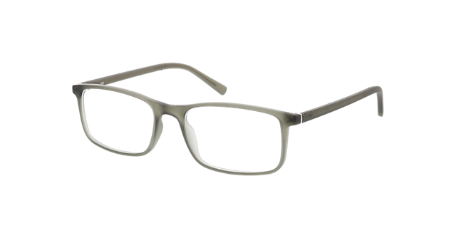 Bern Mat kristal groen KunststofEyeglass Frames van B24, Hoekweergave