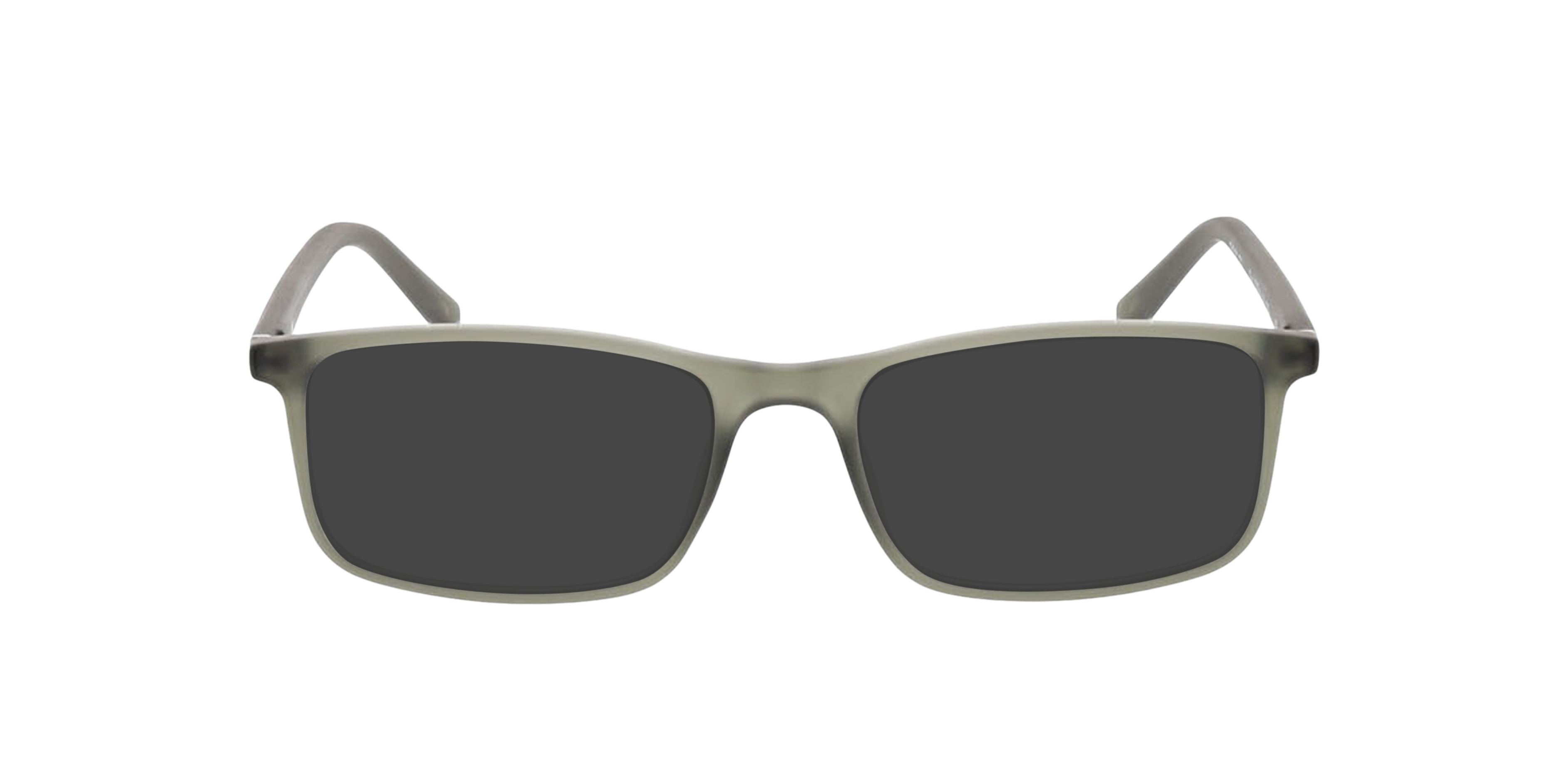 Bern Matt Crystal Green KunststoffEyeglass Frames von B24, mit getönten Gläsern