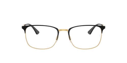 Ray-Ban - RB6421, Black & Gold/Black On Silver/Grey On Silver, Größe: Large