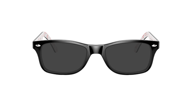 RB5228 Zwart op wit AcetaatEyeglass Frames van B24, met getinte lenzen