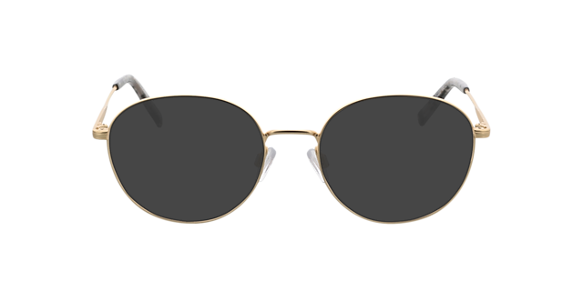 Julia Satin Gold & Grey Havana MetallEyeglass Frames von B24, mit getönten Gläsern