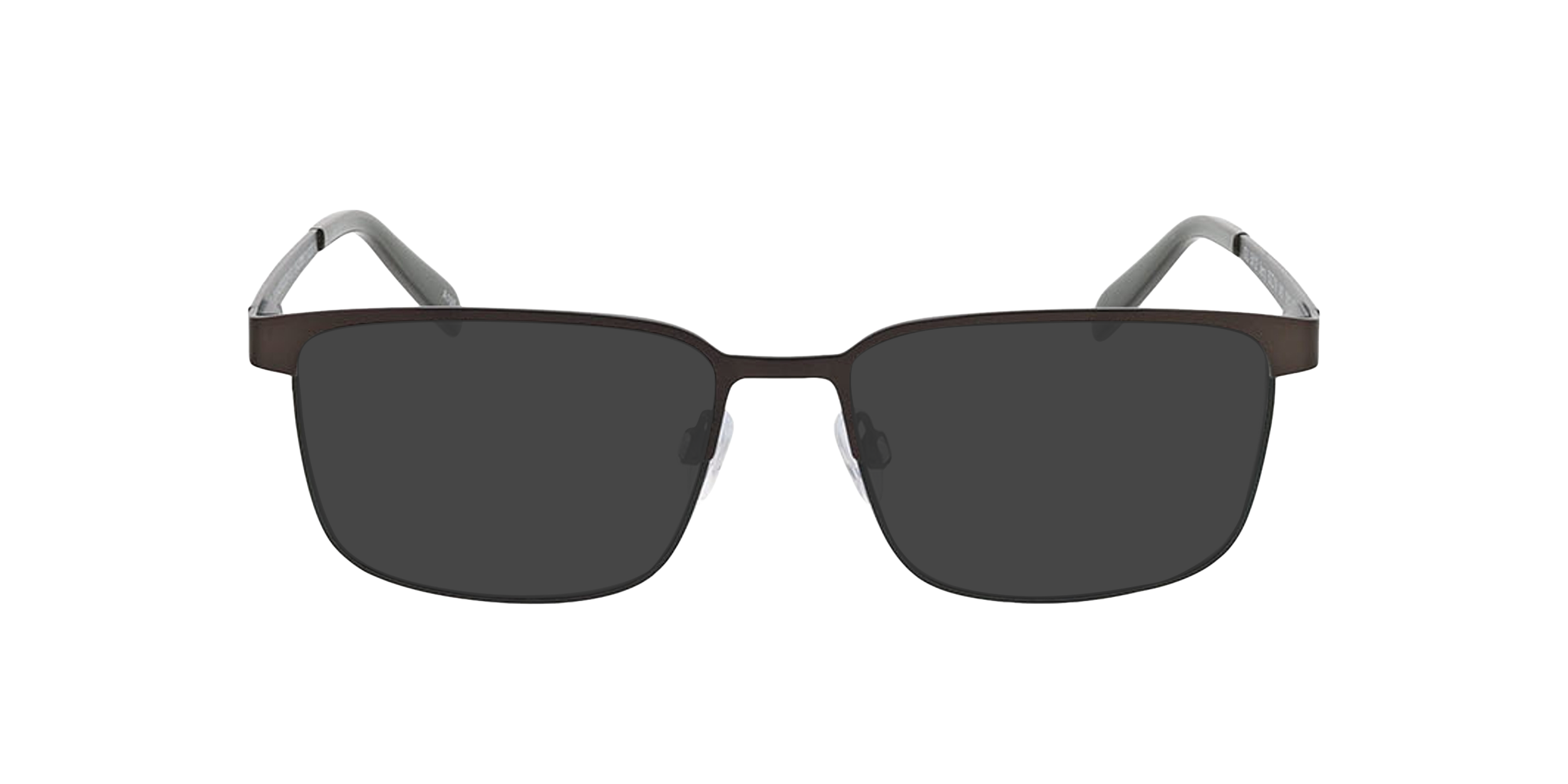 Jerry Mat grijs bruin  &  mat groen MetaalEyeglass Frames van B24, met getinte lenzen