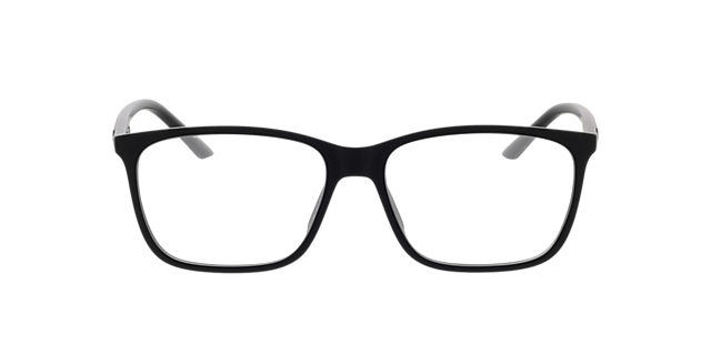 PU0387O Schwarz KunststoffEyeglass Frames von B24, Vorderansicht