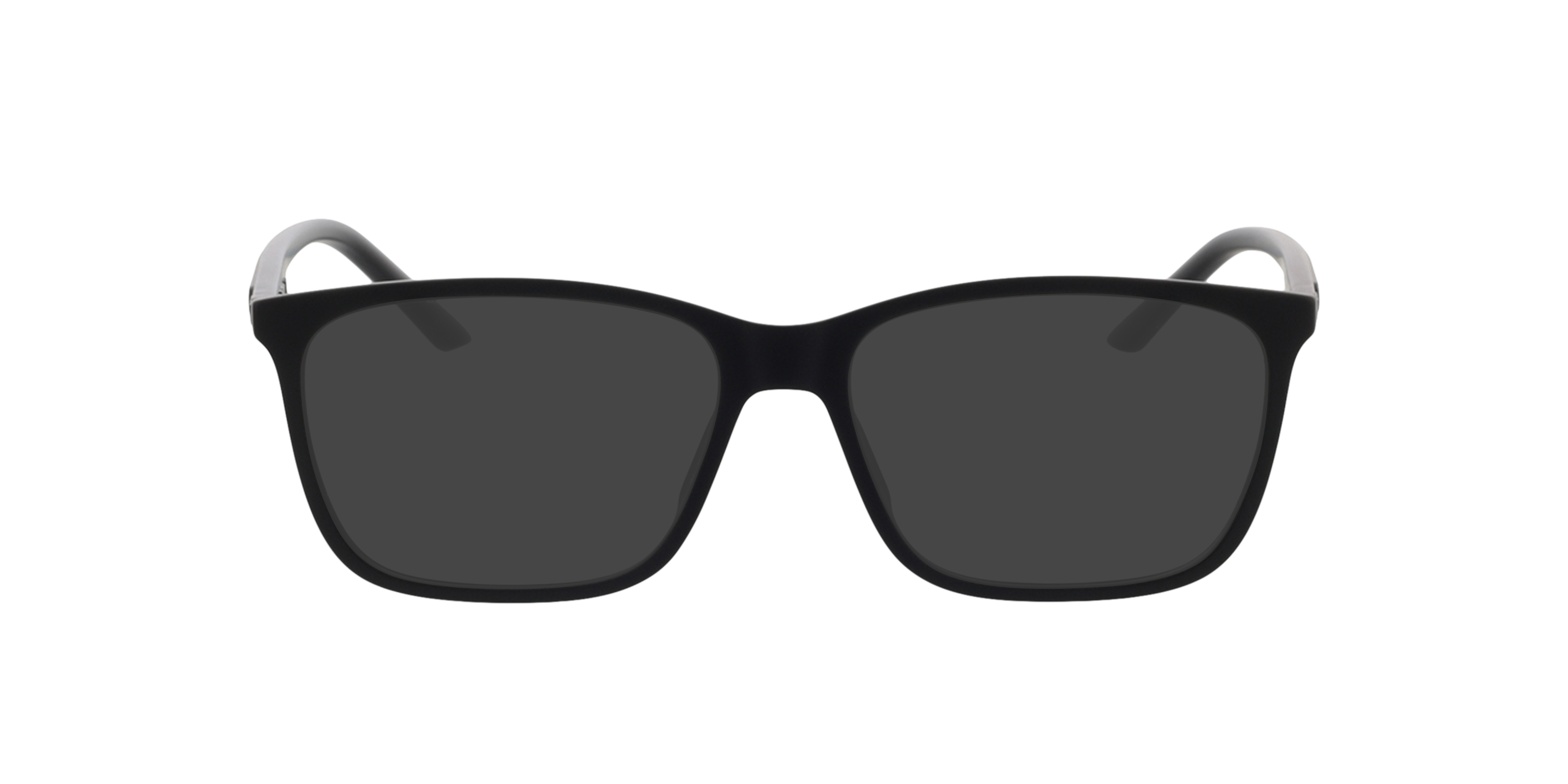 PU0387O Schwarz KunststoffEyeglass Frames von B24, mit getönten Gläsern