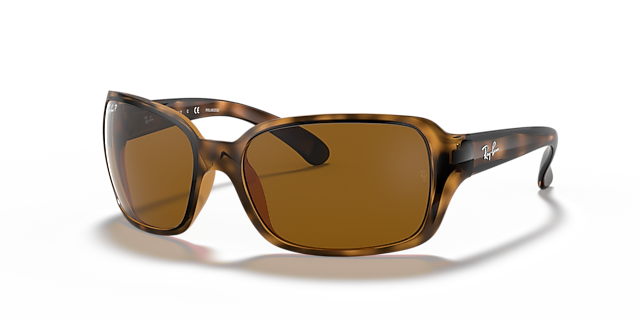 RB4068 Havana KunststofSunglass Frames van B24, Hoekweergave