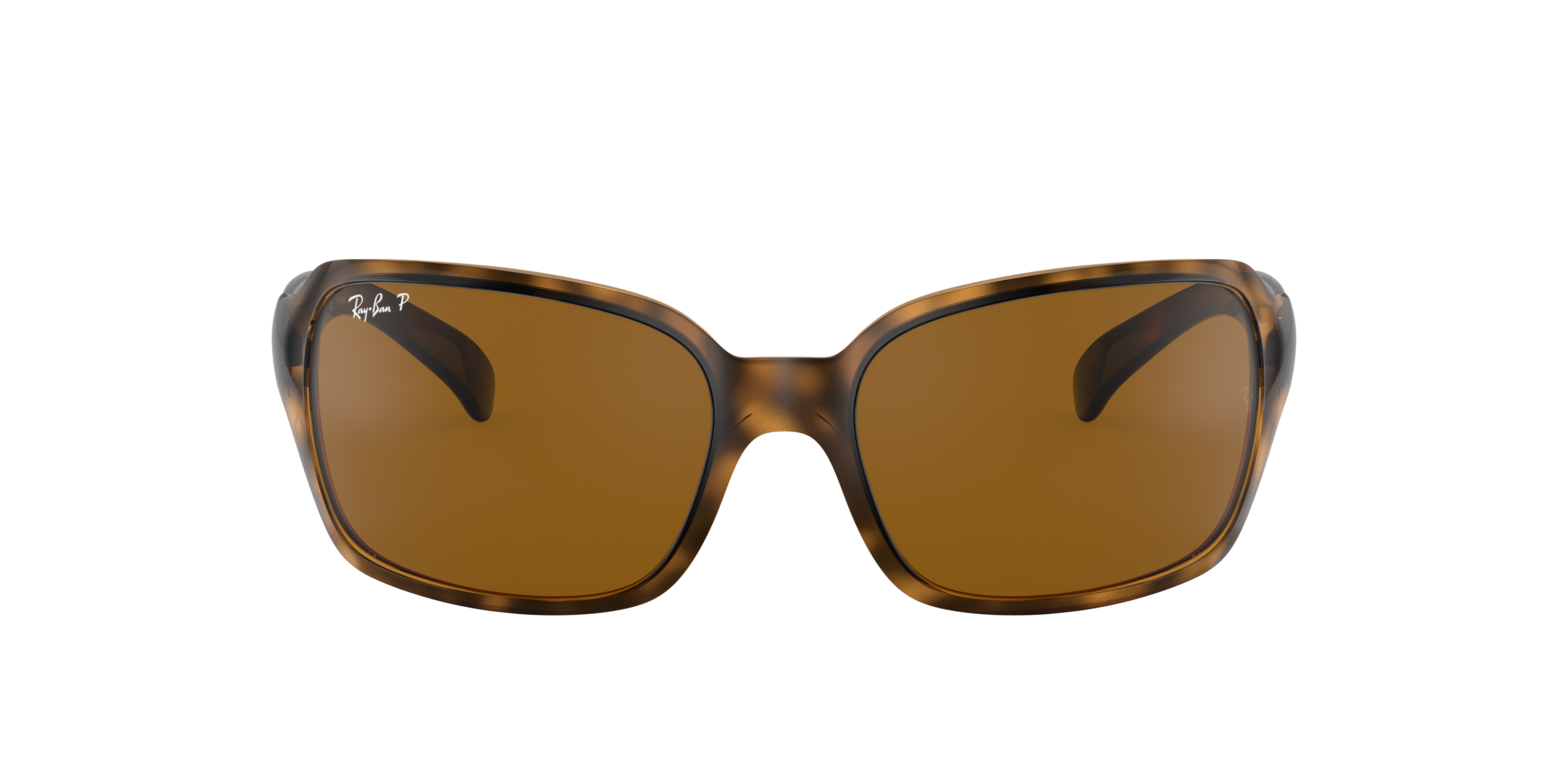 RB4068 Havana KunststofSunglass Frames van B24, met getinte lenzen