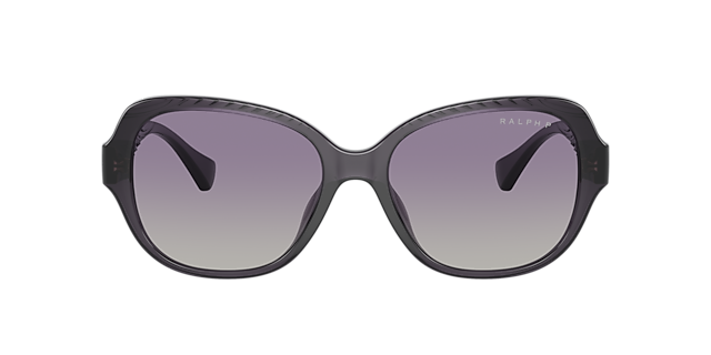 RA5316U Shiny Transparent Violet KunststoffSunglass Frames von B24, mit getönten GlÀsern
