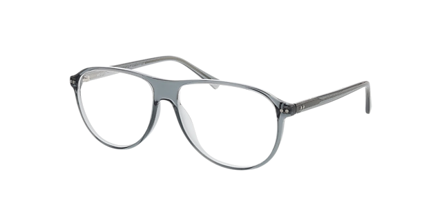 Dallas Crystal Grau KunststoffEyeglass Frames von B24, Dreiviertelansicht