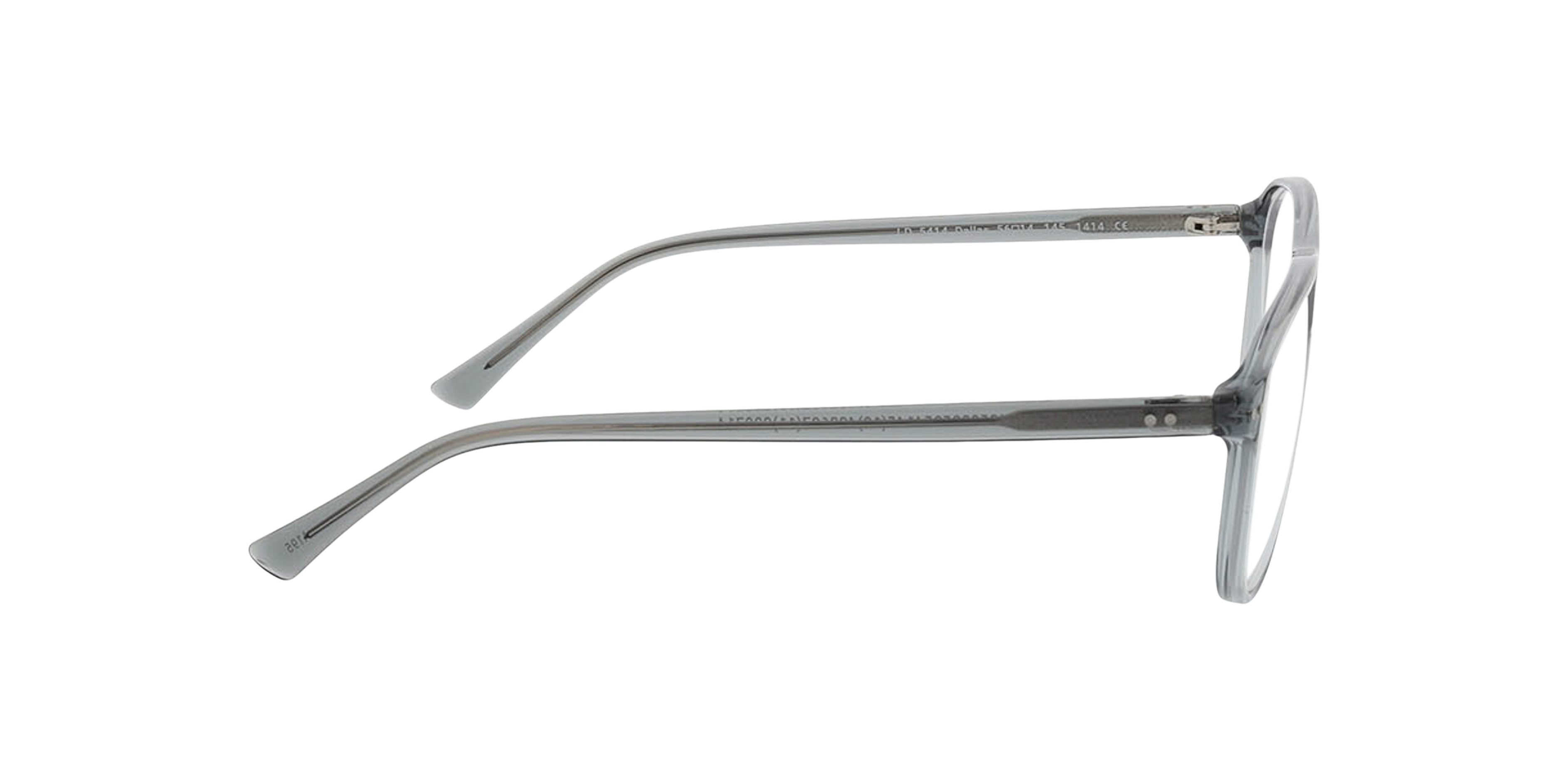 Dallas Crystal Grau KunststoffEyeglass Frames von B24, Seitenansicht