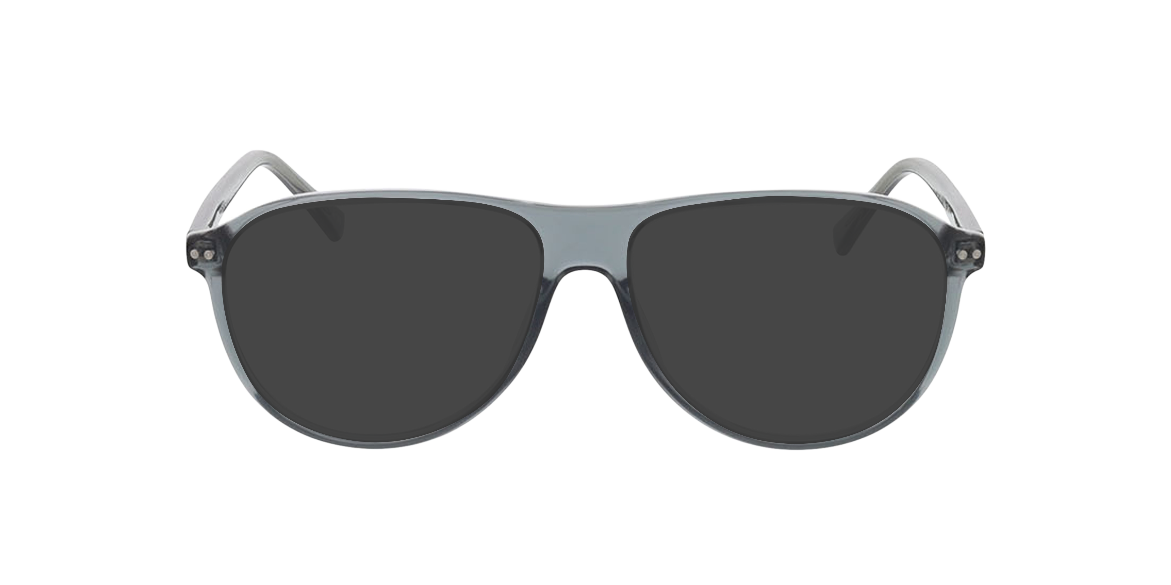 Dallas Crystal Grau KunststoffEyeglass Frames von B24, mit getönten Gläsern