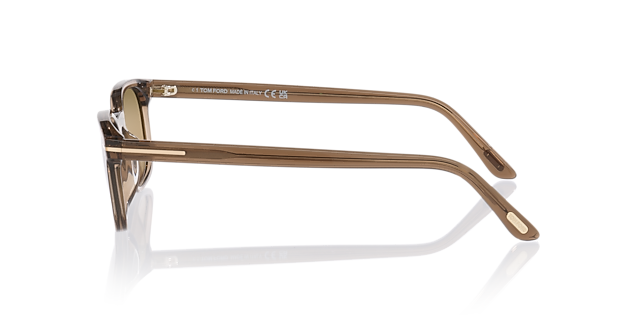 Miles-02 Brown Light AcetatSunglass Frames von B24, Seitenansicht