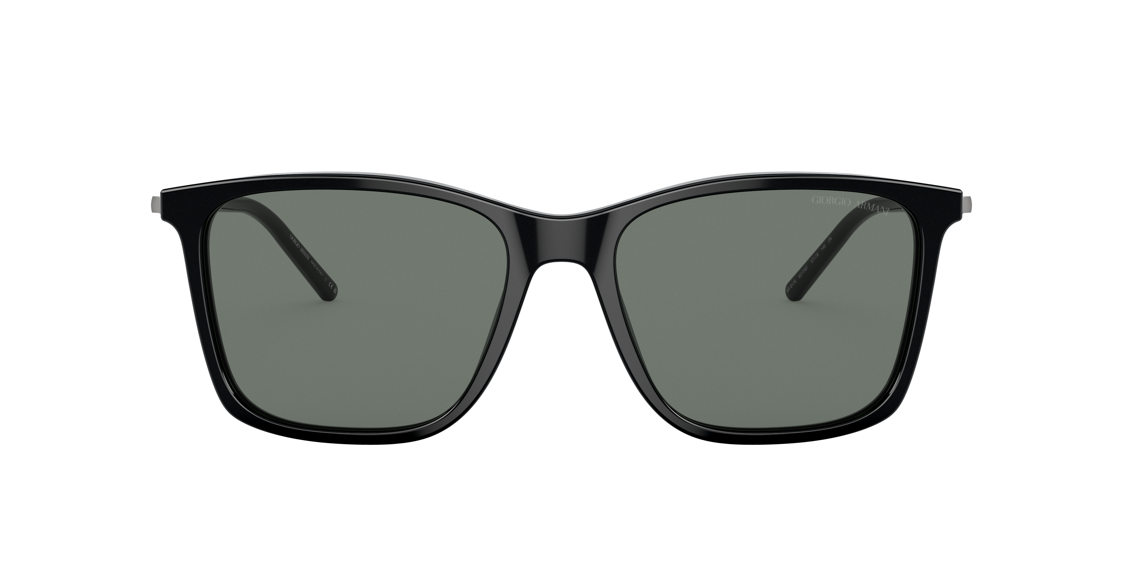 AR8176 Zwart AcetaatSunglass Frames van B24, met getinte lenzen