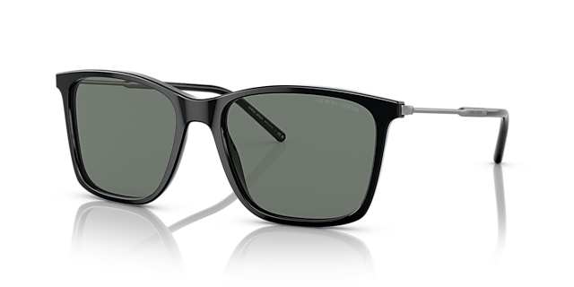 AR8176 Schwarz AcetatSunglass Frames von B24, Dreiviertelansicht