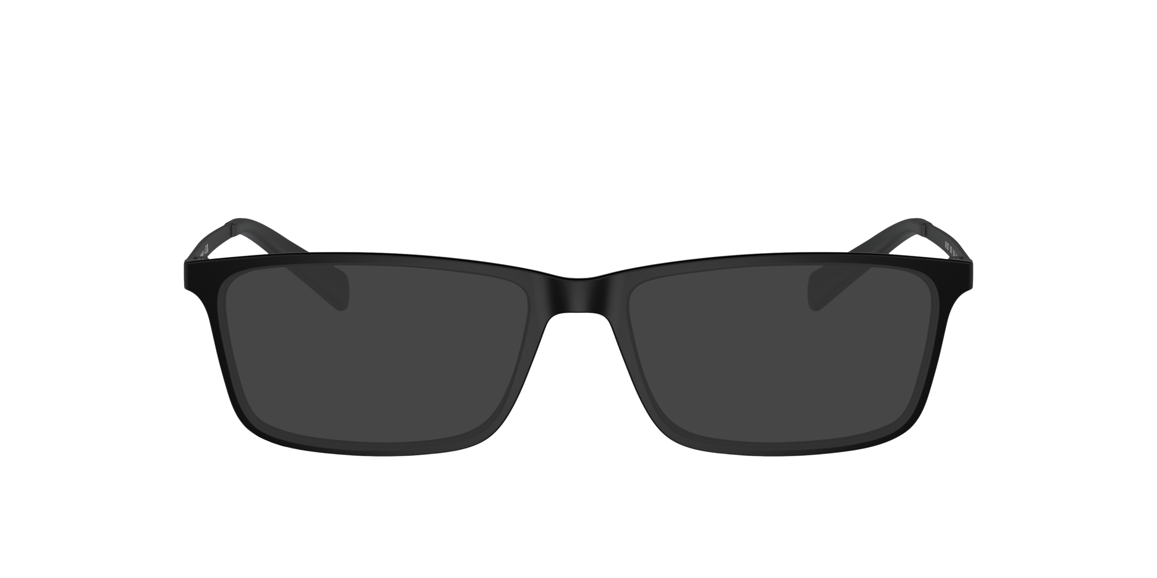 AX3027 Matzwart KunststofEyeglass Frames van B24, met getinte lenzen