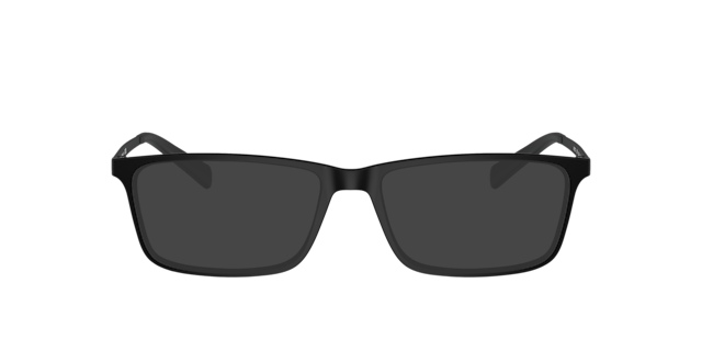 AX3027 Matt Schwarz KunststoffEyeglass Frames von B24, mit getönten Gläsern