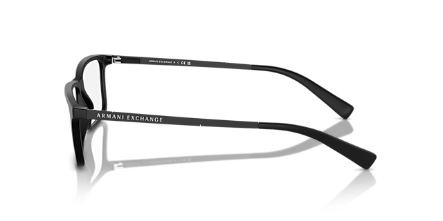 AX3027 Matt Schwarz KunststoffEyeglass Frames von B24, Seitenansicht