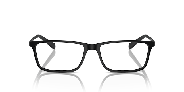 AX3027 Matt Schwarz KunststoffEyeglass Frames von B24, Vorderansicht