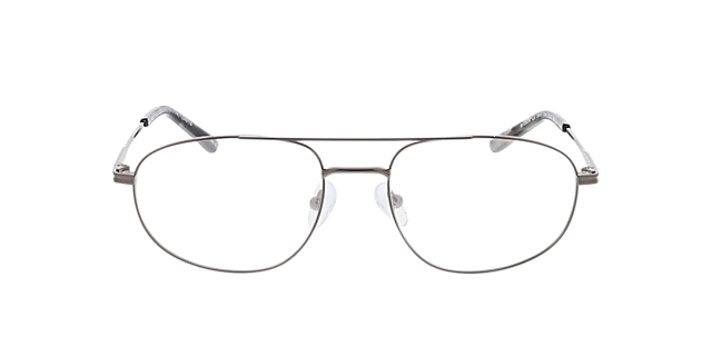 Wien Gunmetal  &  grijs Havana MetaalEyeglass Frames van B24, Vooraanzicht