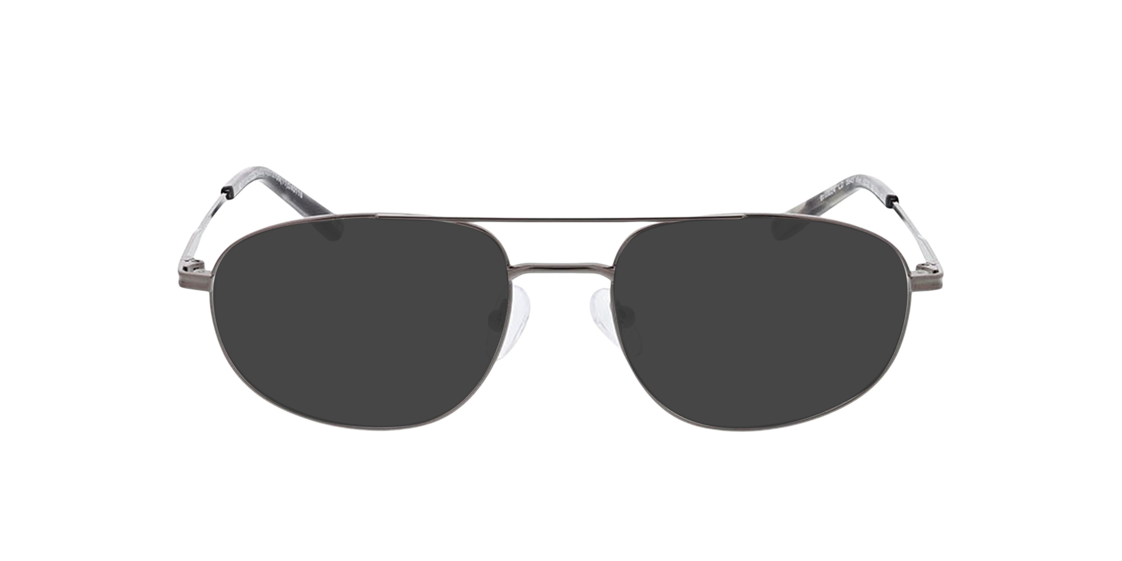 Wien Gunmetal  &  grijs Havana MetaalEyeglass Frames van B24, met getinte lenzen