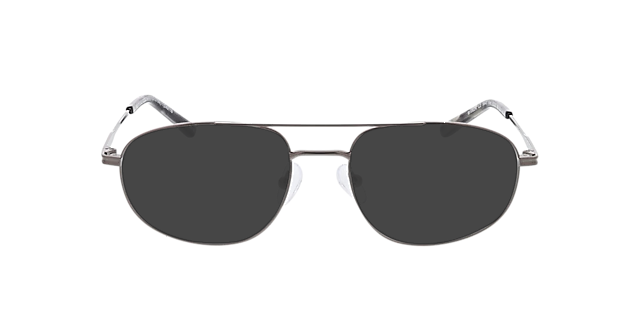 Wien Gunmetal  &  grijs Havana MetaalEyeglass Frames van B24, met getinte lenzen
